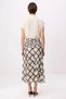 Women's Midi Skirt A-Line Cut Shawl Pattern Tulle Knitted Gathered Waist Detailed Casual Daily Modern Stylish Comfortable - 5