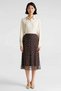 Women's Plus Size Polka Dot Chiffon Maxi Skirt Fish Cut Waist Elastic Woven Comfortable Casual Modern - 4