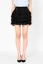 Women's Layered Mini Shorts Skirt Viscose Fabric Relaxed Fit Beltless Summer Collection Casual Modern Stylish Elegant - 4