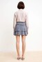 Women's Elastic Waist Layered Flounce Mini Skirt Shirred Relaxed Fit Knitted Fabric Casual Modern Stylish Elegant - 5