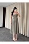Khaki Elastic Strap Dress - Y223100 - 6