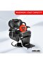 Professional Heavy Duty Hydraulic Barber Chair - 360° Swivel Reclining Salon Chair with Adjustable - 6