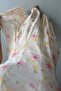 Long Dress with Scarf Detail, Flower Pattern, and Straps 3449 - 5