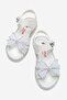 Children's Bow Tie Sandals White - 5