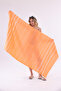 Mia 100% Cotton Striped Beach Peshtemal |   Quick-Drying, Extra Light Tasseled Pareo |   Beach, Pool and Bath Towel - 8