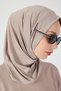 Women's Neck Cover with Glasses and Headphone Port, Sporty, Comfortable, 100% Cotton Combed Cotton Hijab Bonnet - 4