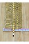Sequin and Metalized Lurex Decorative Edge Guipure Ribbon Lace 5 cm X 1 Meter. - 2