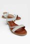 Daily Stylish Stoned Comfortable Summer Women's Sandals Cream - 2