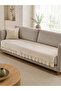 Linen Ruffle Sofa Cover Decorative Bohemian Sofa Cover for Sofa Bed Covering the Seating Area