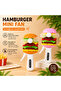 Hamburger Şekilli Mini El Fanı