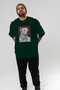 For Dog Lovers 41 Front Dog Printed Green Oversize T-Shirt 100% Cotton Unisex Dog Lover Premium Design - 7