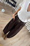 Acı Kahve High Waist Belted Bogy Pants - 3