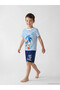 Esvab • Modern & Distinctive Blue Quick Hedgehog Boys' Shorts Pajama Set