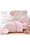 Baby Bedding Set with Elastic Sheets and Ruffled Pillows Crib Set Baby Gift - 2