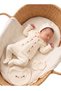 Handmade Embroidered Newborn Baby Girl 5-Piece Hospital Discharge Bodysuit Set Baby Outfit - 3
