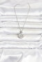 316L Steel Chain Silver Color Planet Model Women's Necklace - 2