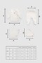 4-Piece Organic Cotton Newborn Set White - 2