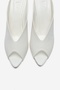 Pelina White Skin Women's Thin Heeled Slippers - 2