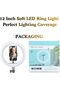 12-Inch LED Ring Light with Tripod Stand, Dimmable Beauty Light for Photography, Video Recording - 3