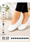 Pisi Pisi White Unisex Shoes Suitable for Children and Adults, Sizes 25-43