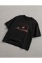 Special Design Ethnic Carpet Motif Black Oversize 100% Cotton Men's T-Shirt – Vintage Streetwear - 3