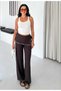 Women's Tie-Waist Sequined Seersucker Stretchy Wide-Leg Trousers - 3
