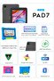 PAD7 Kids Tablet 7 inch Android 15, 8GB RAM, 64GB Storage, WiFi, IPS Screen, 3000mAh Battery (Blue Case) - 4