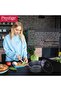 Essential Cast Aluminum Black 24 Cm Casserole With Glass Lid | Non Stick Induction-Based Stockpot With Lid Black - 5