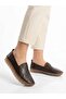 Women's Brown Genuine Leather Orthopedic Soft Sole Casual Shoes
