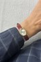 Diana Model Black Vintage Series Leather Cord Women's Wristwatch