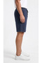 Men's Navy Blue Color Oversize Comfortable Combed Cotton Shorts with Side Pockets - 4