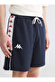 Kappa Navy Blue Comfortable Fit Printed Men's Sports Shorts - 3
