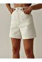High Waist Gabardine Shorts - 3
