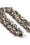Tibetan Agate Rosary 33 Beads 7.5mm Eye Pattern Prayer Beads 28.5g Premium Tasbih - 3
