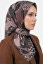 وشاح نسائي منقوش بنقشة الفهد والبايسلية
