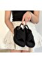 Usra Premium Black Leather Powder Buckle Sandals - 4