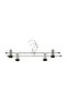 Metal Hanger with Black Latch 35cm Pack of 10