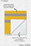 Striped Yellow and White Modern Beach Towel - Minimalist Gray Mediterranean Quick-Dry Microfiber Towel Coverlet - 8