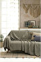 Cotton Fringed Sofa Cover Multi-Purpose Cover |   Sofa Shawl |   Sofa Bed Cover 170X220 cm