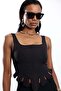 Black Sectioned Underwire Bustier 8510 - 5