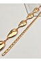 Gold Chain Belt Dress Belt Shirt Belt Coat Belt - 2