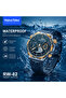 RW-82 Waterproof Smart Watch with Bluetooth Calling AMOLED Display, Compass Function, 3 Interchangeable Straps and 10 Days Battery Life Designed for Men - 4