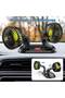 Dual Head Car Cooling Fan with Cigarette Lighter Plug and Adjustable Airflow - 4