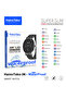 -36 Super Slim Waterproof Design Smart Watch with AMOLED Display Bluetooth Calling, 7-Day Battery Life Multiple Sports Modes and 3 Interchangeable Straps Designed for Ladies and Gents - 5