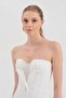Women's Corset with Jacket Front Closure Detail and Covered Chest Design - 4