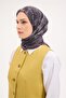 وشاح تينسل مونار بنمط أنثراسايت 90x90 - 3