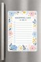 Shopping List - A5 - Magnetic - Pvc - Refrigerator Note Holder & Desktop - Summer Erase - Planner