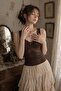 Vintage Style Lace Detailed Y2K Strap Bodysuit - 2