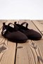 Women's Knitwear Ballerina Metal Accessory Detailed Square Toe Flat Heel Comfortable Daily Shoes Modern Stylish Elegant