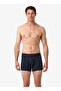 Navy Blue Men's Boxer 9618 - 4